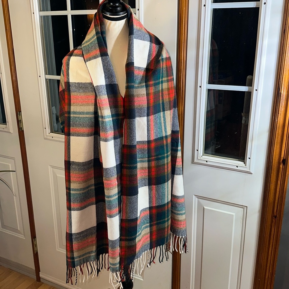 J Crew Plaid Scarf
